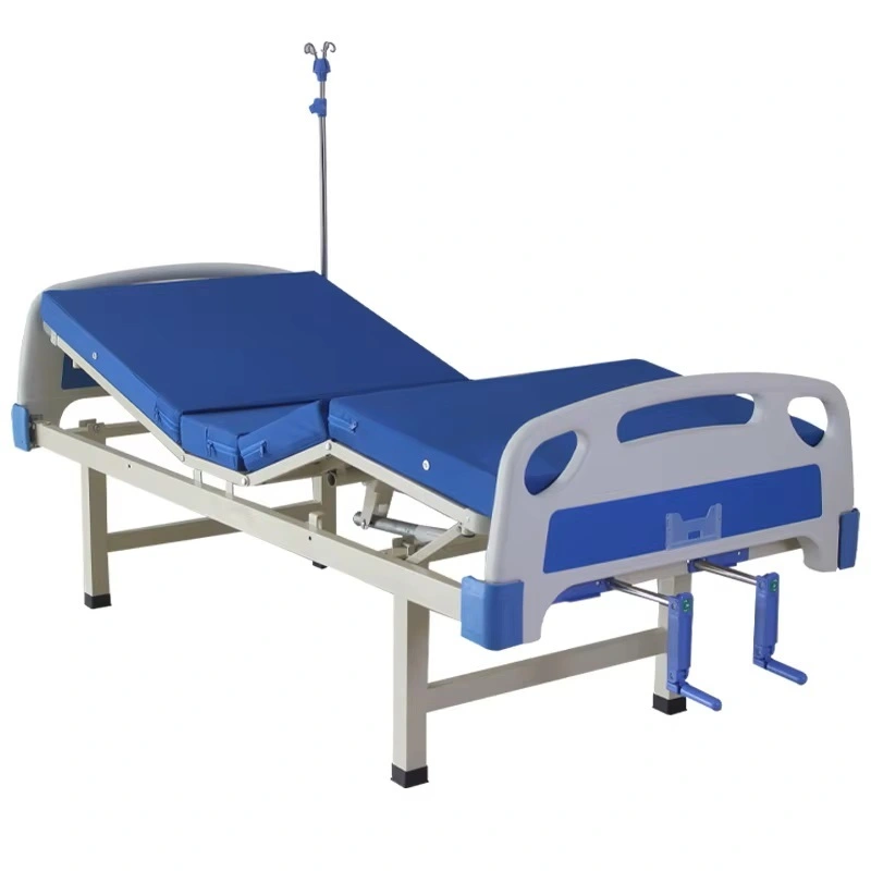 Comfortable Modern Two Manual Crank Care Bed For Patient Management Healthcare For Patients Medical Hospital Patient Bed 1