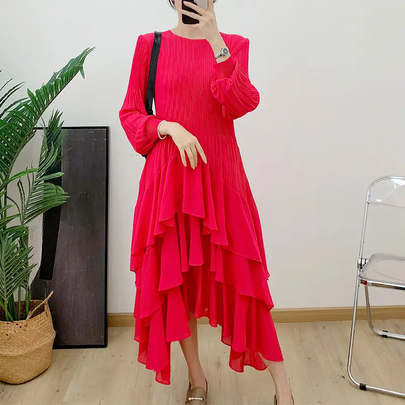 Pleated Short Gown Western Union by Pleats Clothing 4