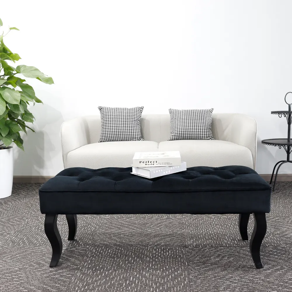 Round Upholstered Ottoman Modern by NEW IMAGE 4