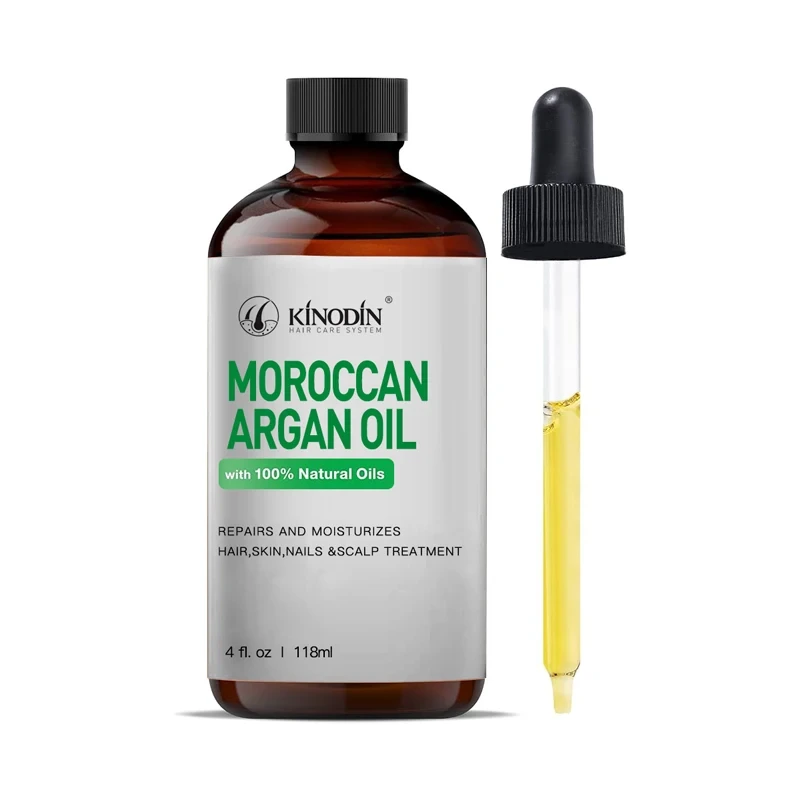 Suero para el cuidado del cabello con aceite marroquí 100% natural para un rápido crecimiento del cabello 1