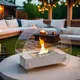 Table Top Bio Ethanol Fireplace White by NEW IMAGE 6