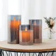 Battery Operated Tea Candles Pillar Wax by NEW IMAGE 4