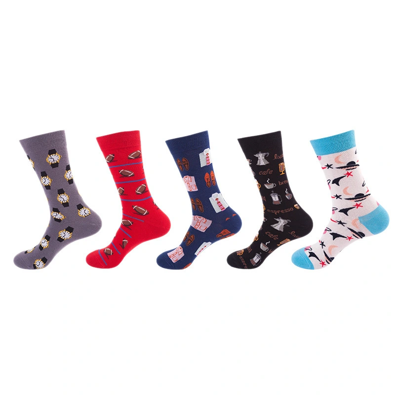Colorful Knitting Socks for Men Women Unisex, OEM ODM One Size Fit All 1