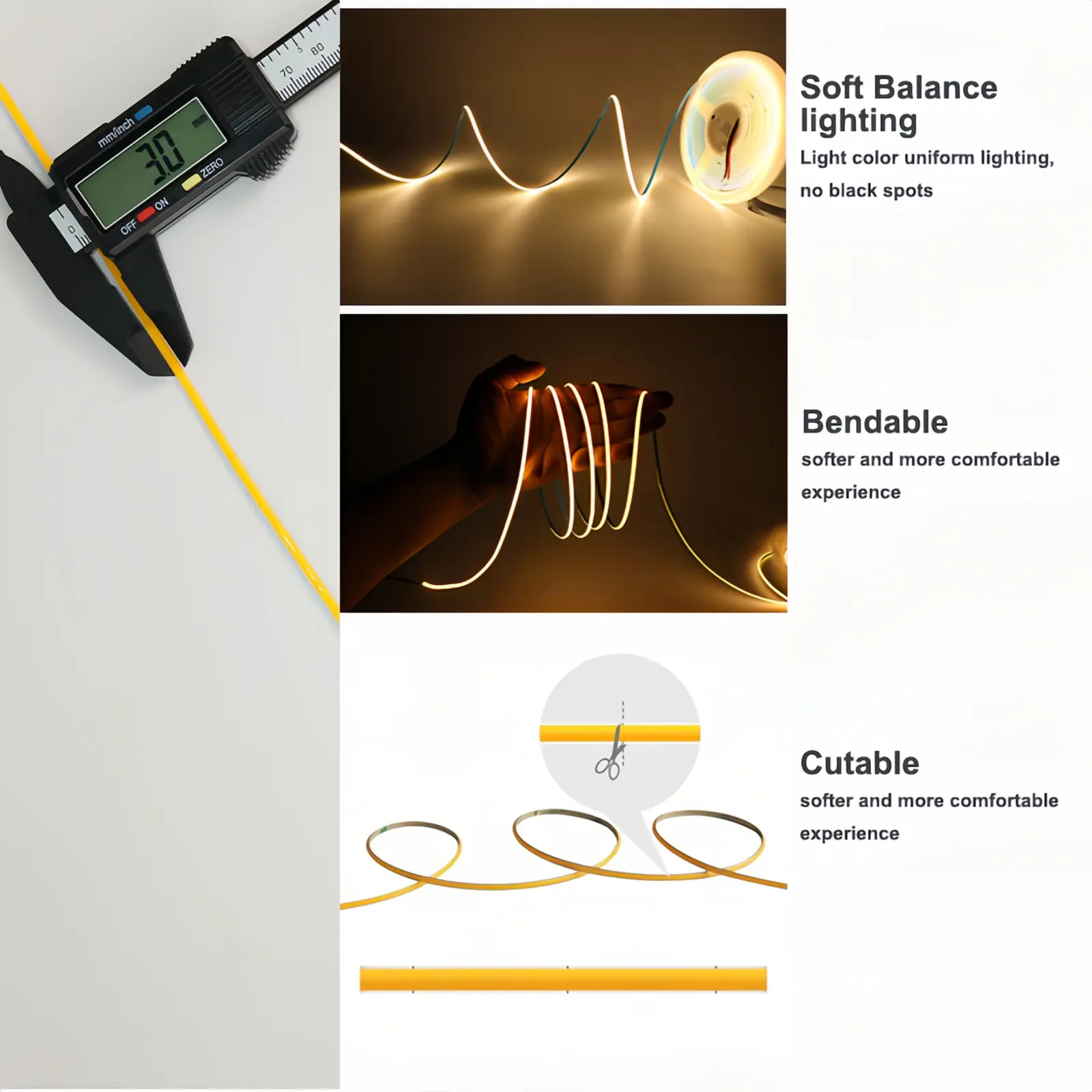 Oem & Odmcob Led Flexible Strip Company ≥90 50000 7