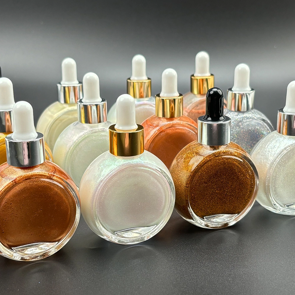 Mlm Cosmetics Supplier Custom Sunscreen Oil Various Packaging And Colors Beach Party Moisturizing Shimmer Body Oil 1