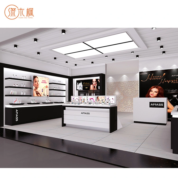 Custom Haute Couture Cosmetics Shop Cabinet for Exquisite Display - YMF-1367 1