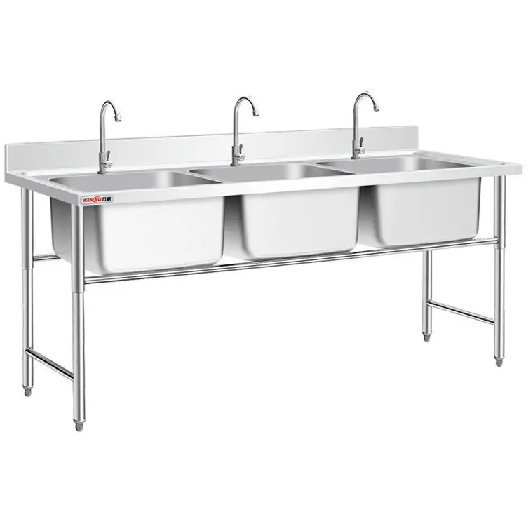 OEM Stainless Table with Sink 3