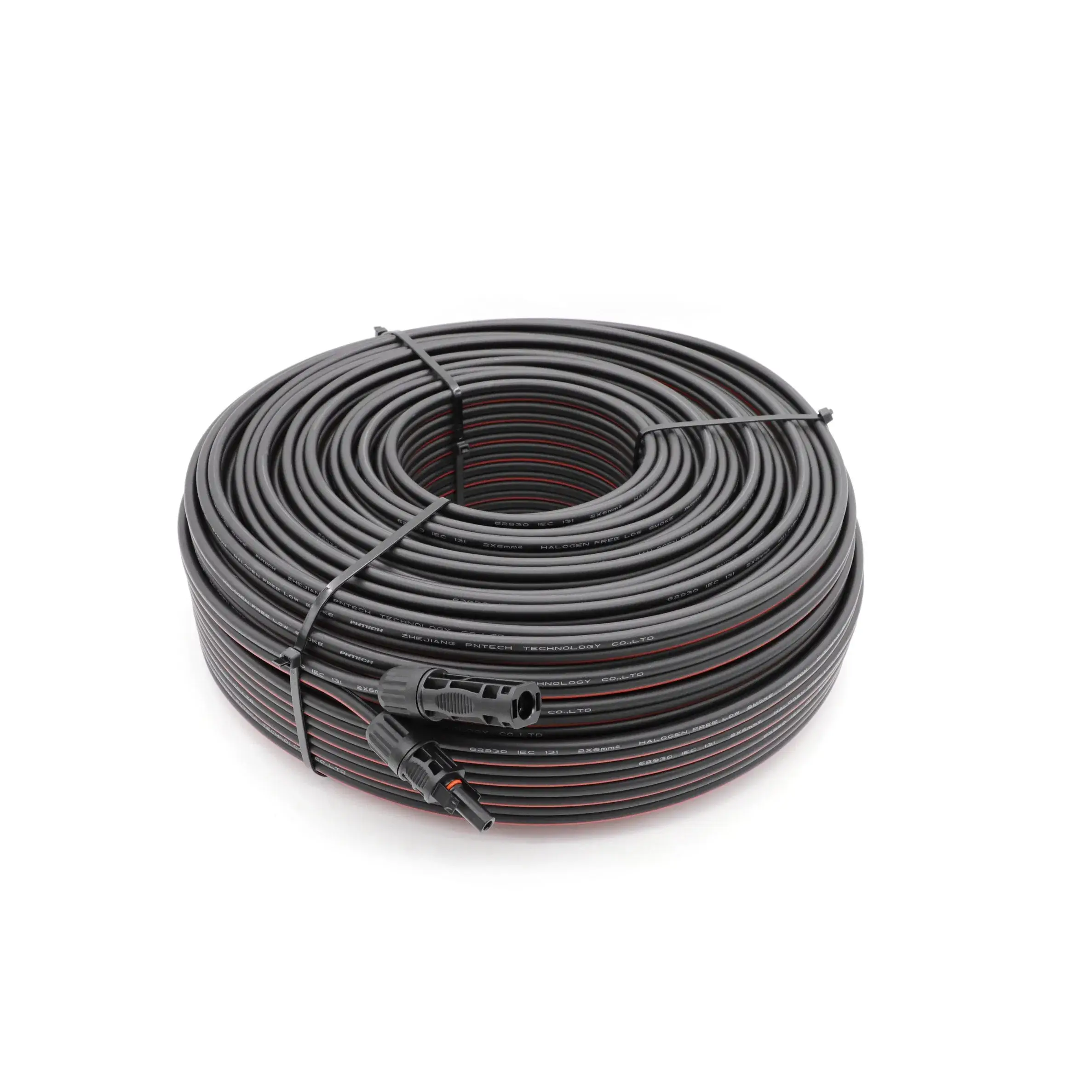 2 Core Solar Cable Low Smoke Halogen Free Irradiated Crosslinked Polyolefin(XLPO) Pntechorder Now 6