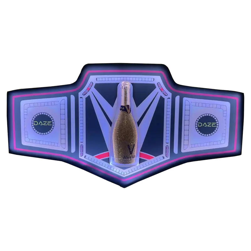 Led Letter Board Bottle Presenter Static Weak Or Bright and Flashing Multi Colors Or Customized Bar Suppliesmanufacturer 7