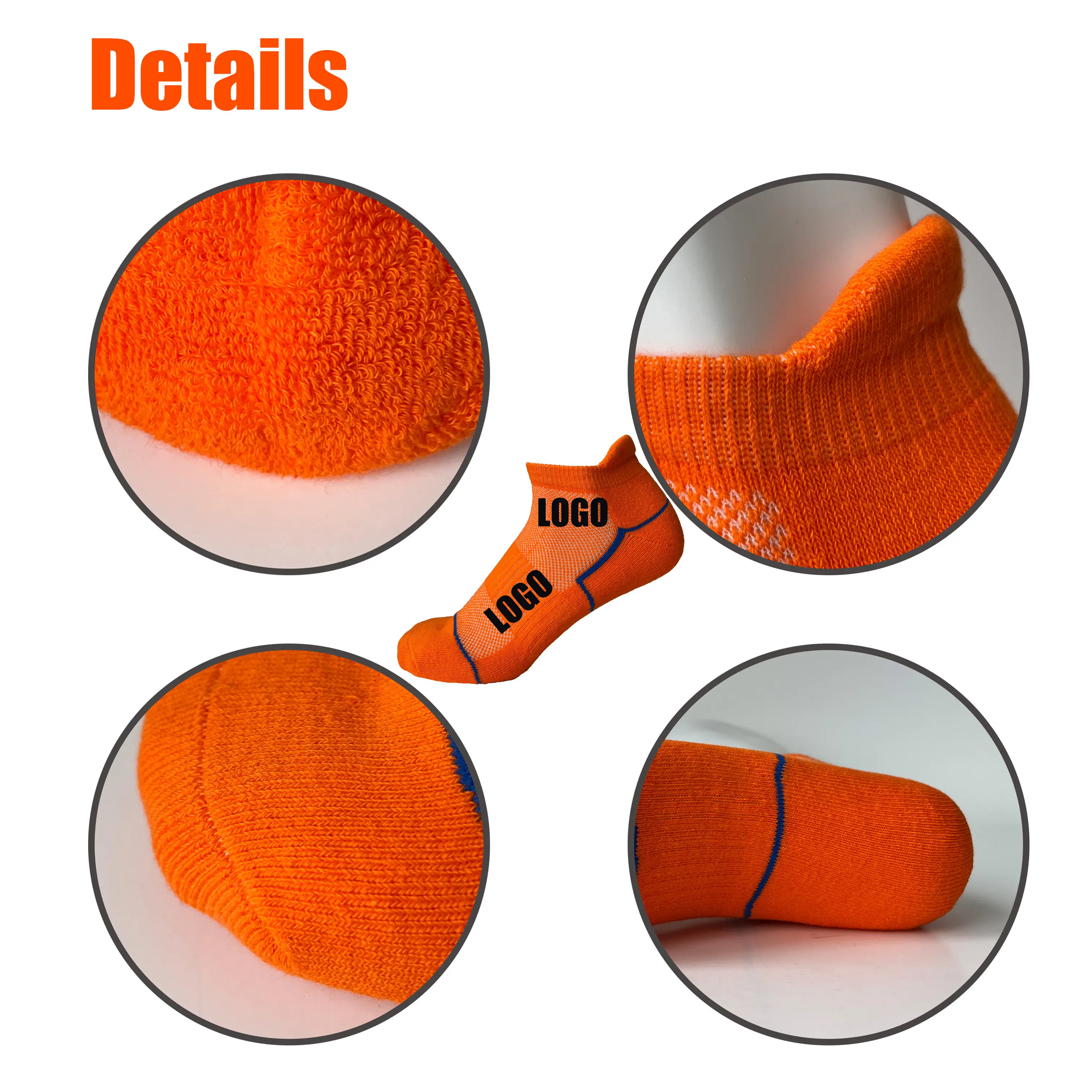 Mens Sneaker Socks Custom Made Size by Huayang 3