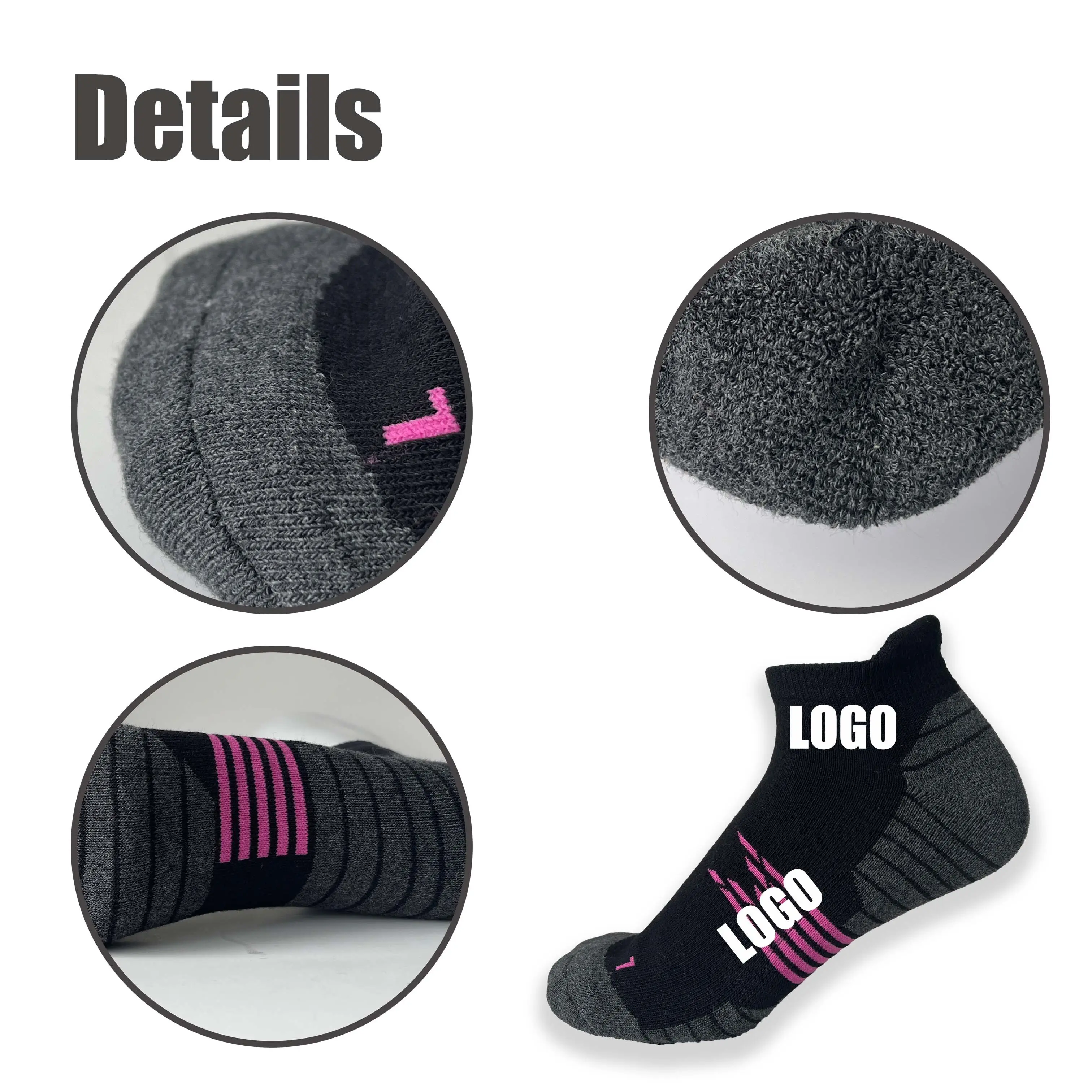Mens Sweat Socks Customized Colors by Huayang 3