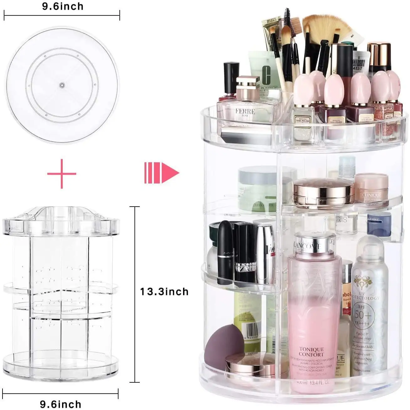 Custom Cosmetic Displays Storage Box by HQ ACRYLIC 2