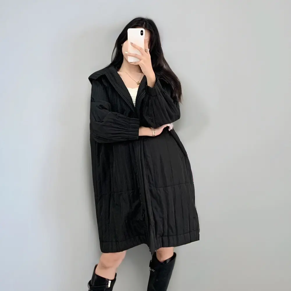 Pleated Back Cardigan Made in China by Pleats Clothing 4