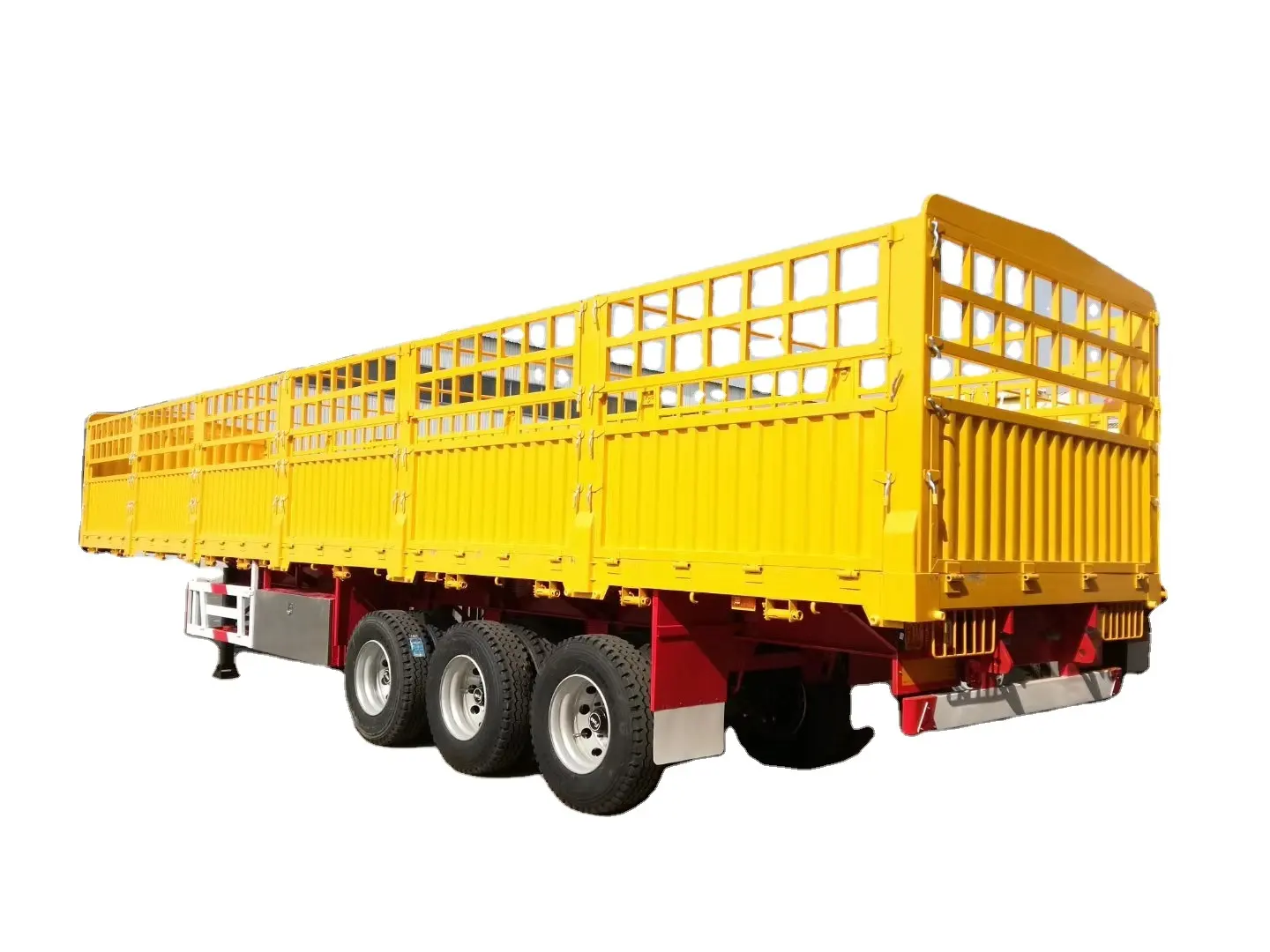 Custom Trailer with Fence Supply 4