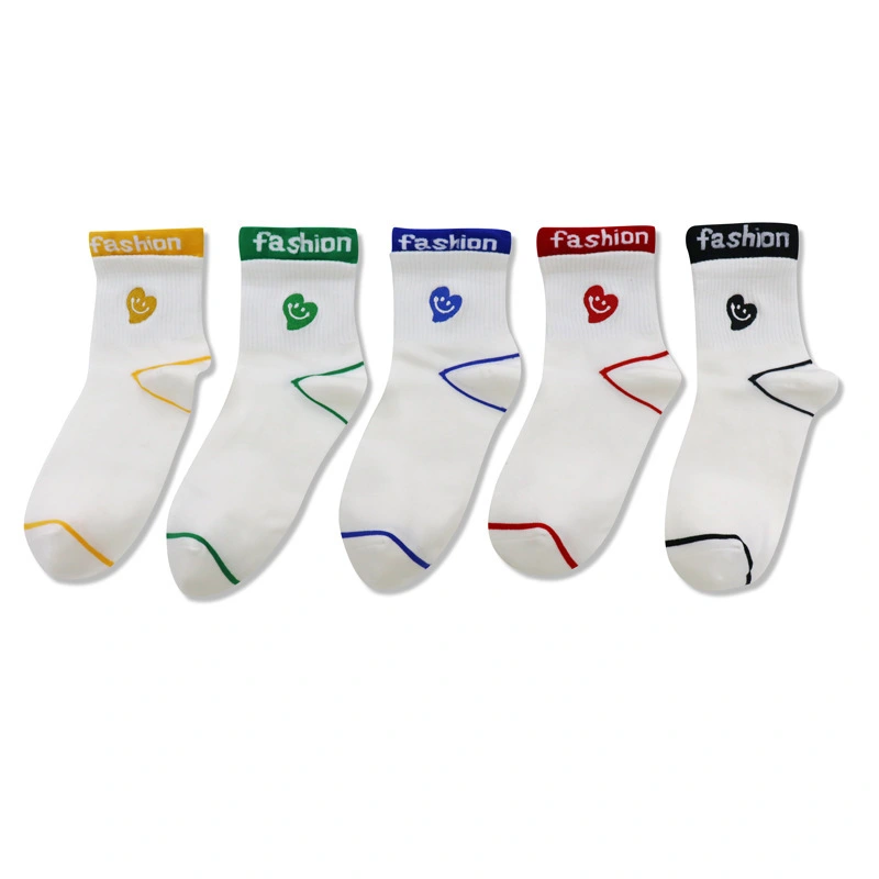 Calcetines de tripulación transpirables personalizados para la primavera: personaje de punto sostenible ODM/OEM 1