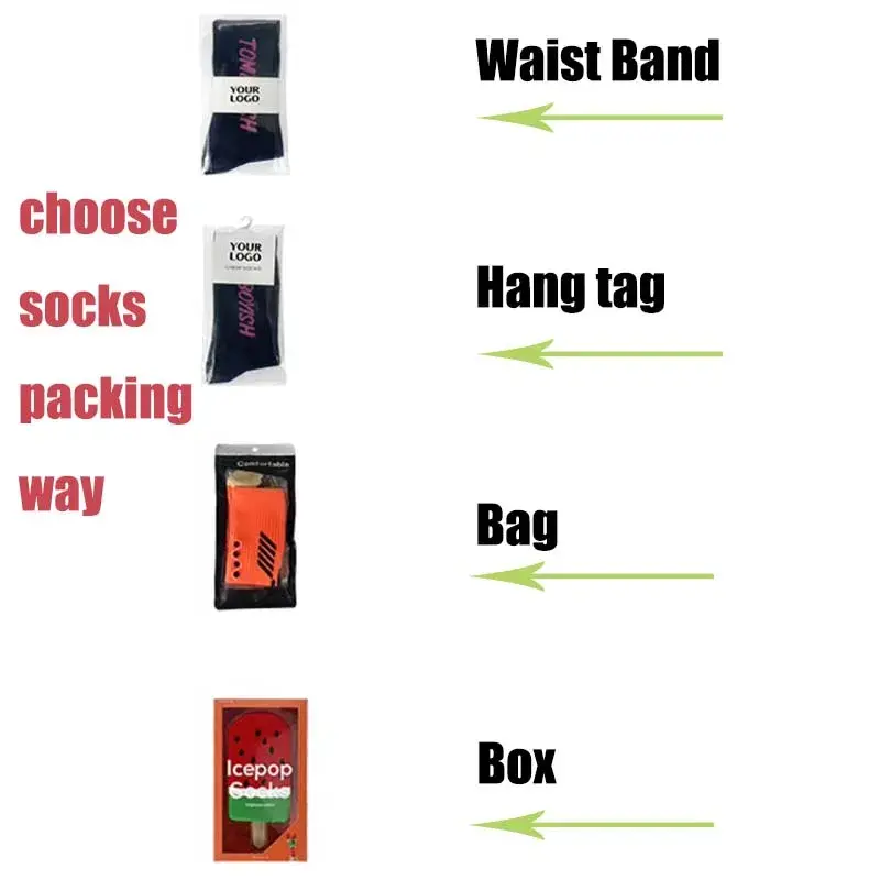 Childrens Cotton Socks Customzied Socks Packaging - - Huayang 7