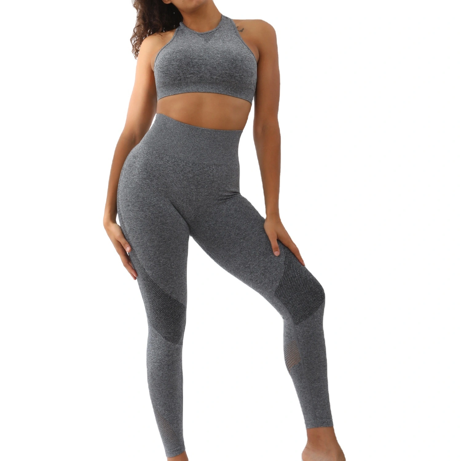 Women's Yoga Set: Wholesale Fitness Apparel Yoga Pants and Sports Bra 1