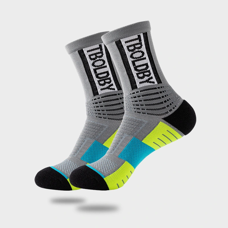 High Quality One Size Men's Polyester Sports Knitting Socks 1