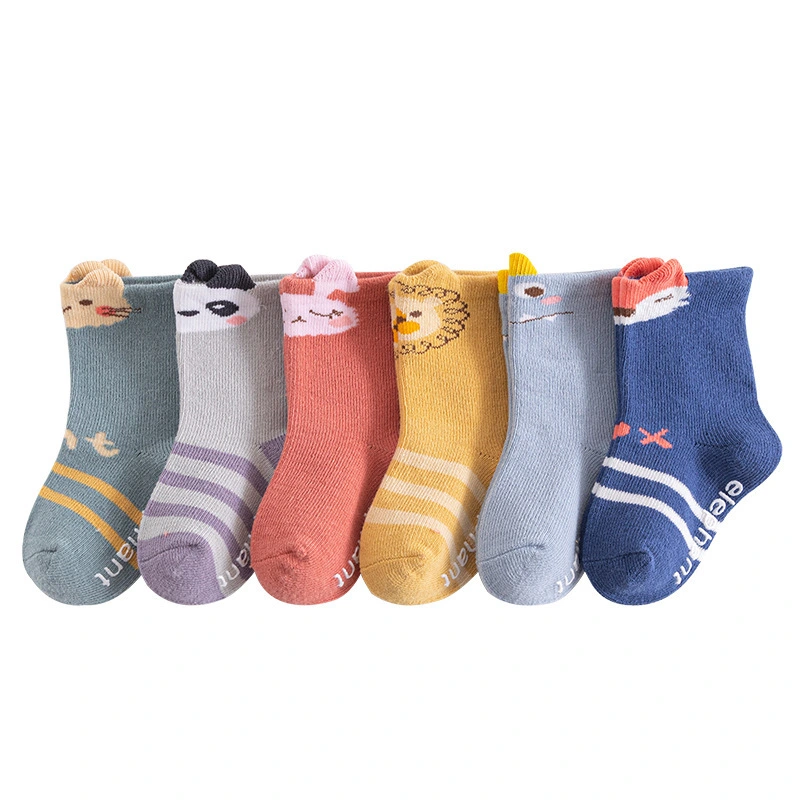 Cute Animal Baby Socks - Anti-slip, Thin, Breathable 1
