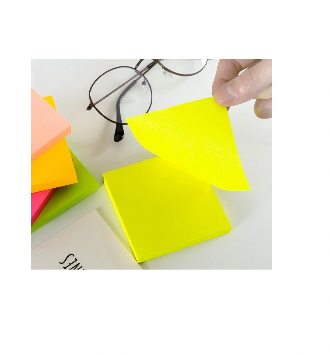 Remarques collantes de couleur fluorescente 1