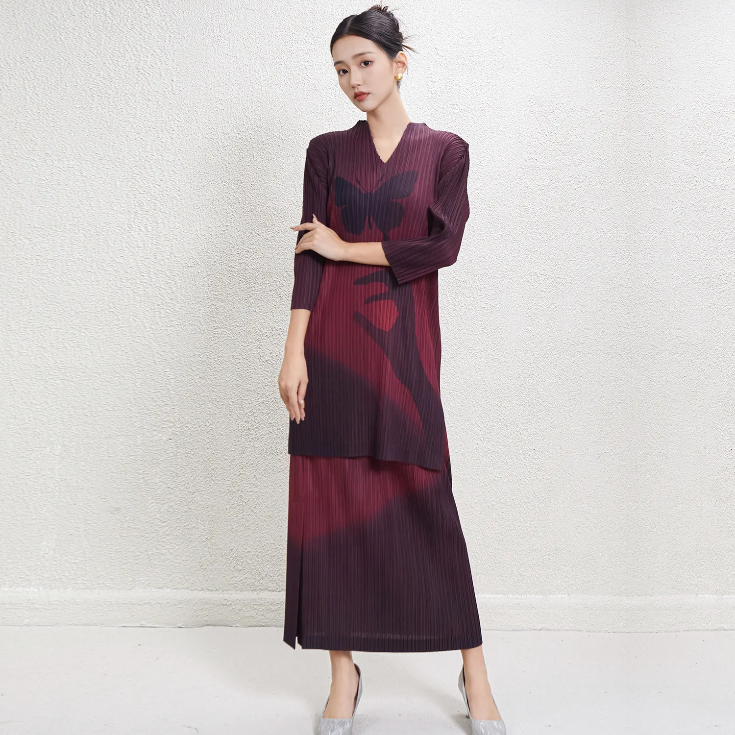 Pleated Suit Pants Support by Pleats Clothing 4