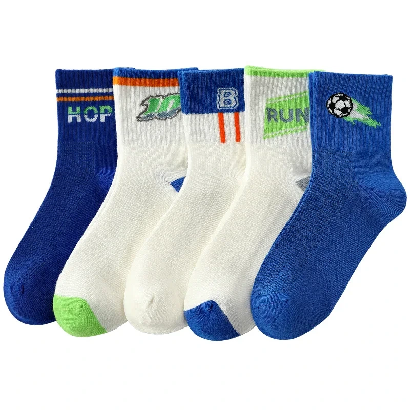 Custom Kids Boys Crew Socks for Summer 1