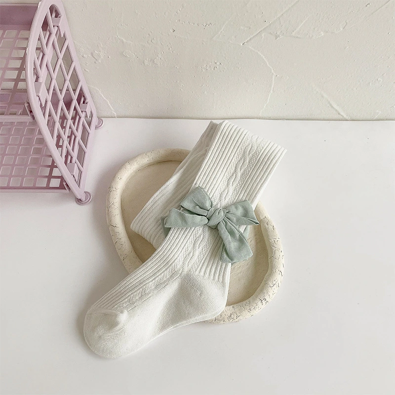 Medias con lazo para niños en varios colores: medias para niños de alta calidad 1