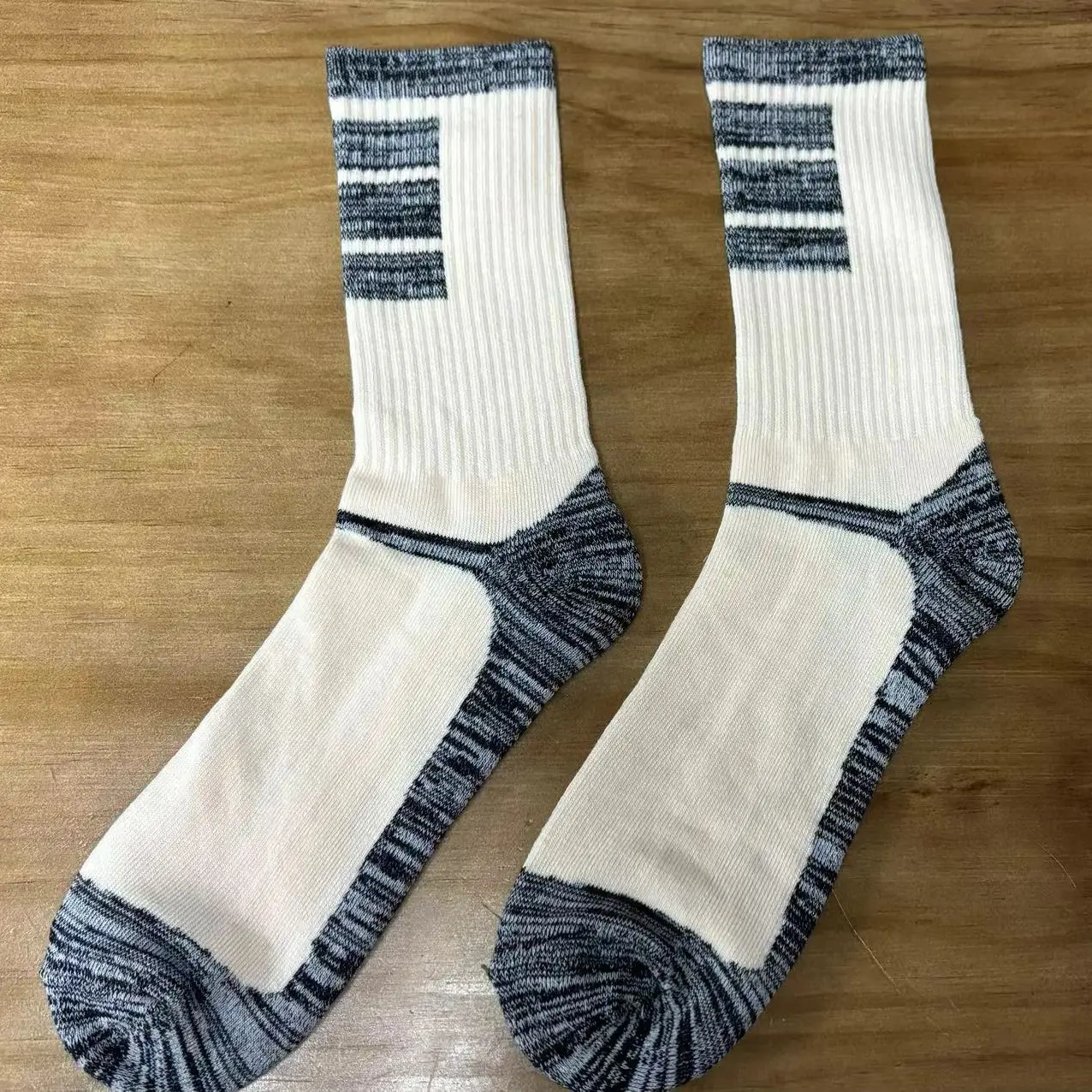 Childrens White Socks Customized Logo Accept by Huayang 4