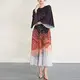 Pleated Gown with Sleeves Fast Shipping to Over 200+ Countries & Regions. by Pleats Clothing-1 3
