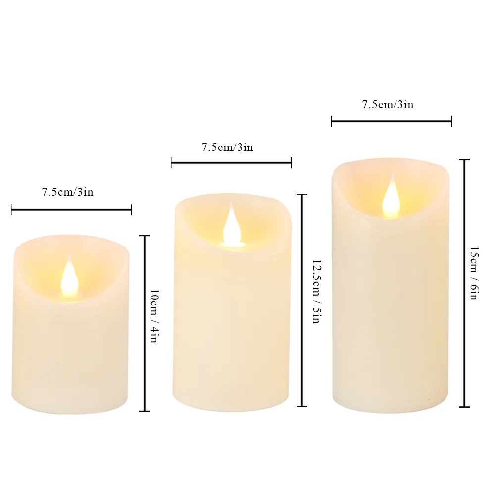 Rechargeable Battery Candles Valentine's Day by NEW IMAGE 6