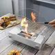 Table Top Bio Ethanol Fireplace White by NEW IMAGE 4