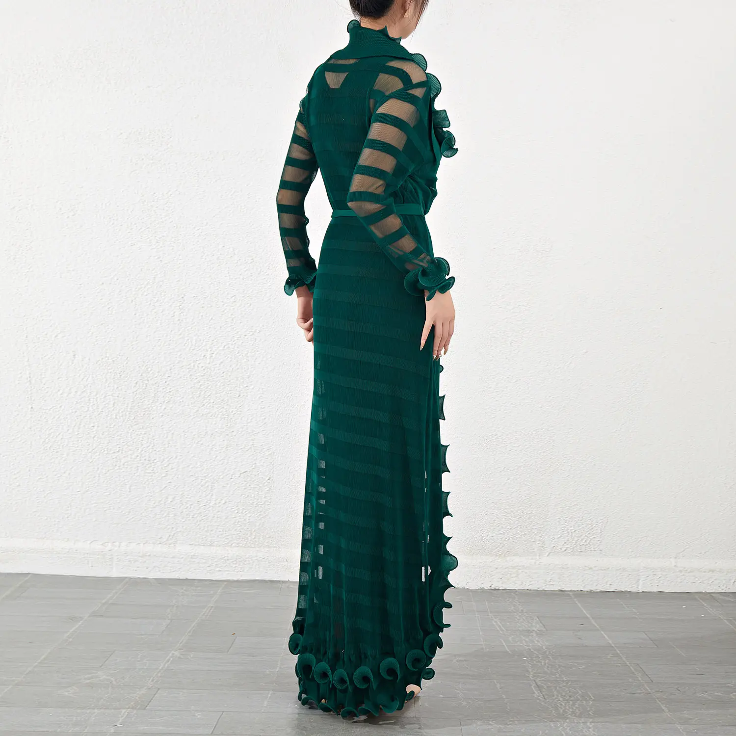 Pleated Gown Dress 2024 - - Pleats Clothing 3