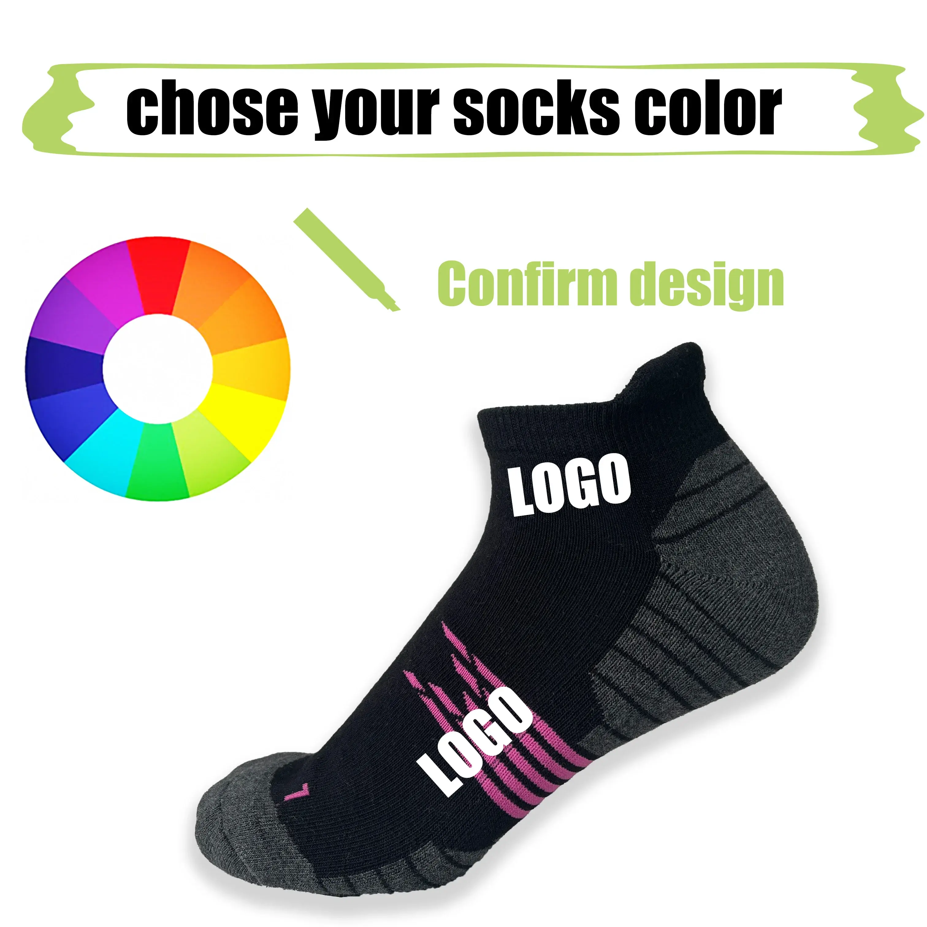 Mens Sweat Socks Customized Colors by Huayang 4