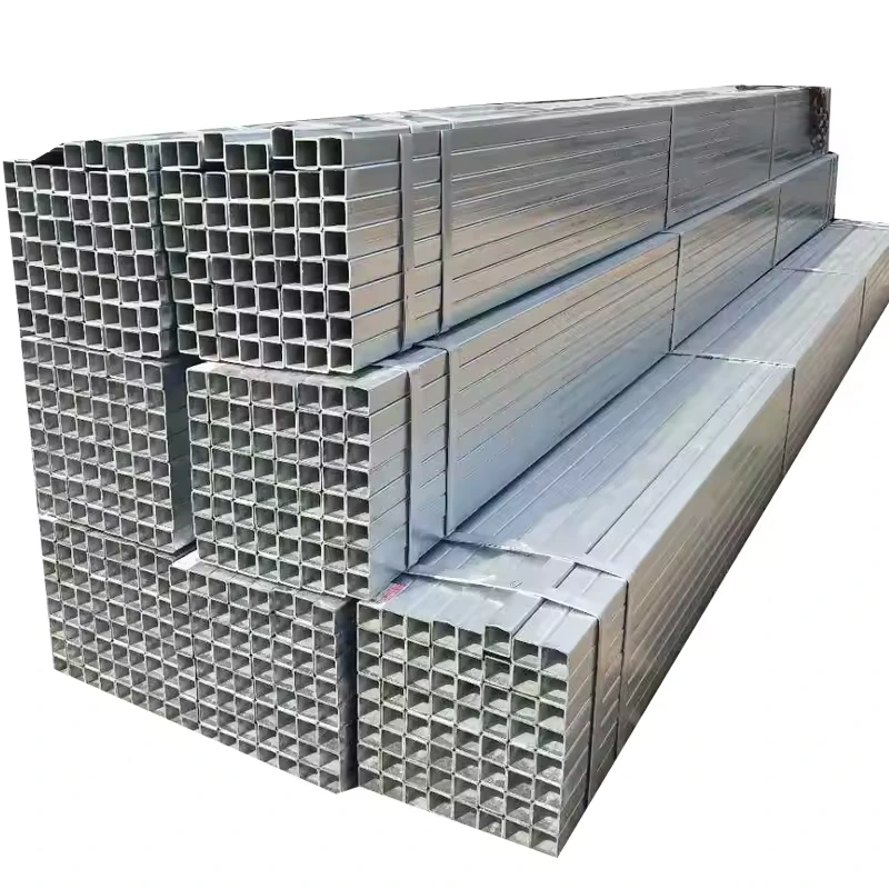 Tubo de tubo de acero cuadrado y rectangular galvanizado 40x80x3 2x2 de fábrica 1