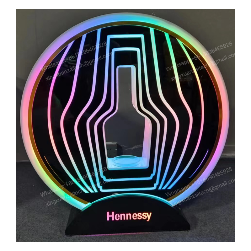 Hennessy Bottle Glorifier avec lumières LED - Présentateur de boîte de nuit 1