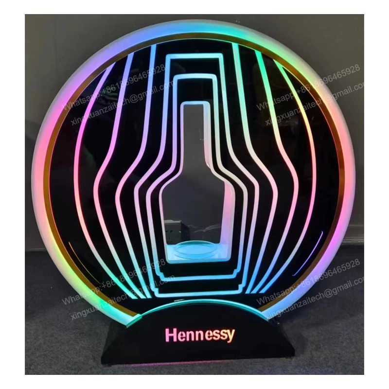 Hennessy Bottle Glorifier with LED Lights - Night Club Presenter 1