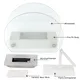 Table Top Bio Ethanol Fireplace White by NEW IMAGE 3