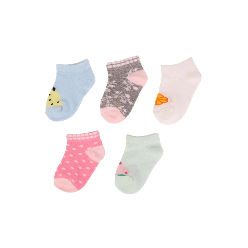 Мягкие детские хлопковые носки-лодочки с индивидуальным логотипом - Happy Socks for Kids 1