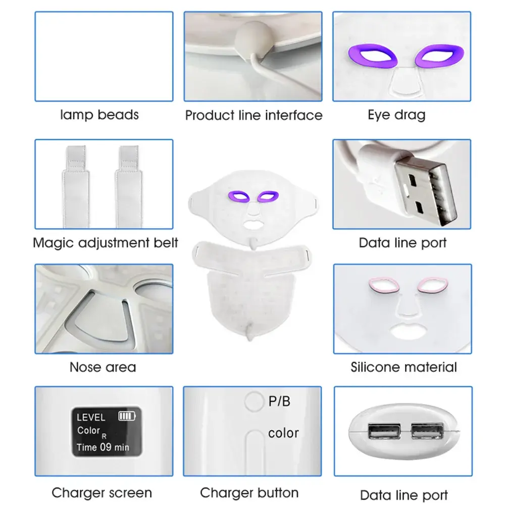 High End Red Light Mask for Wrinkles Red Light Mask for Wrinkles Company 6