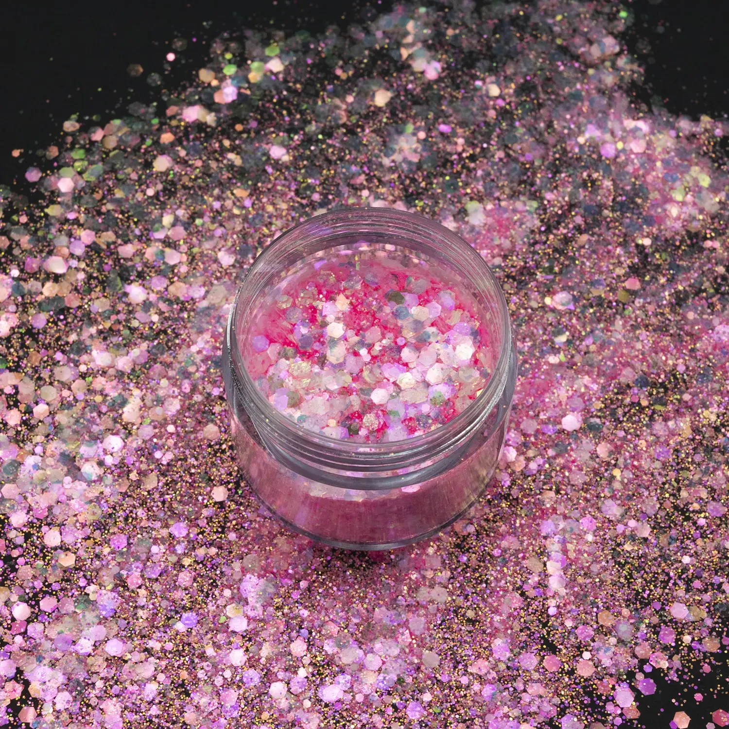 Wholesale Glitter Body Glitter Glow Powder Pigment Makeup Eye Shadow Custom Cosmetic Cream Biodegradable Mica Powder Beautychain 1