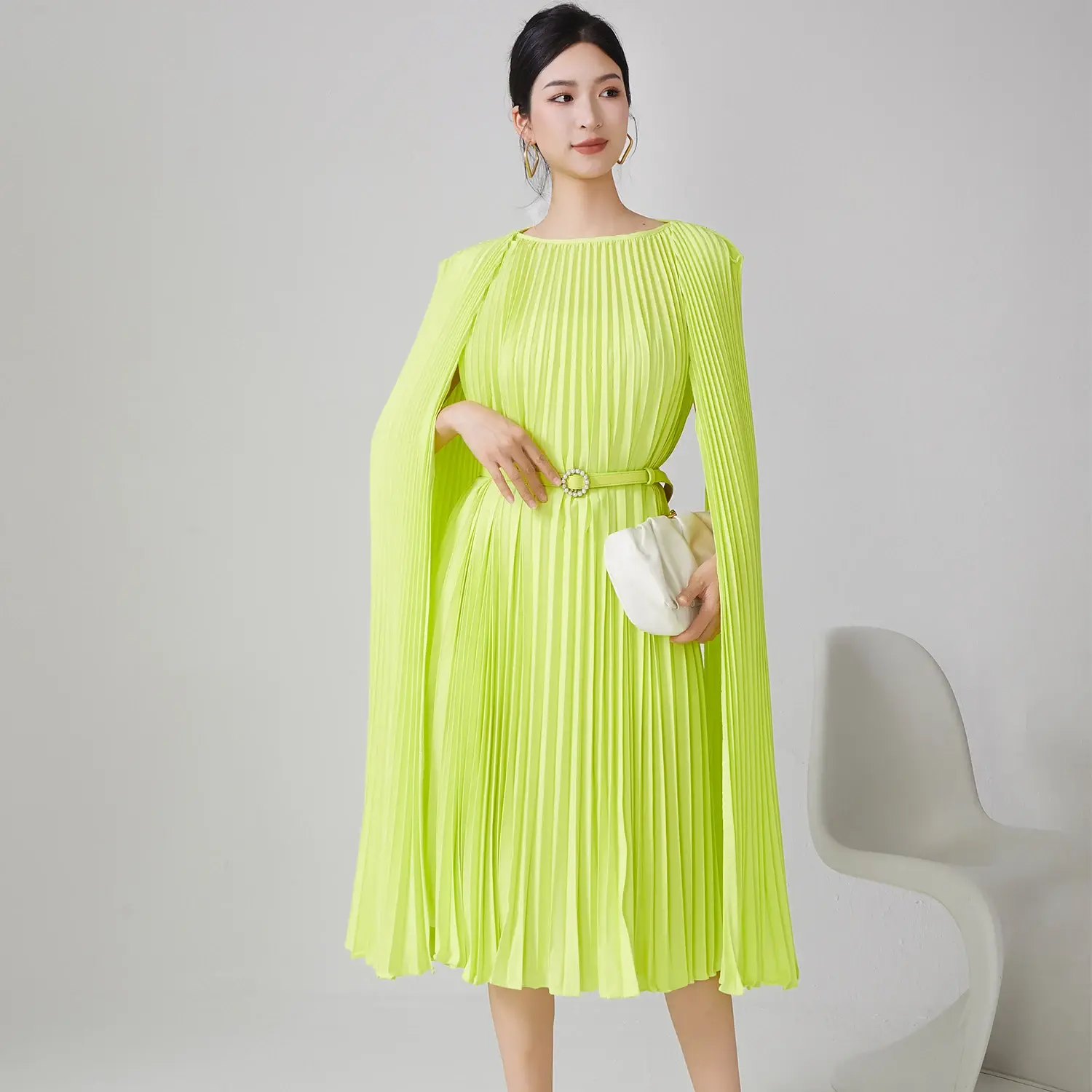 Pleated Short Gown 2024 - - Pleats Clothing 2