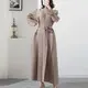 White Pleated Gown Color by Pleats Clothing 3