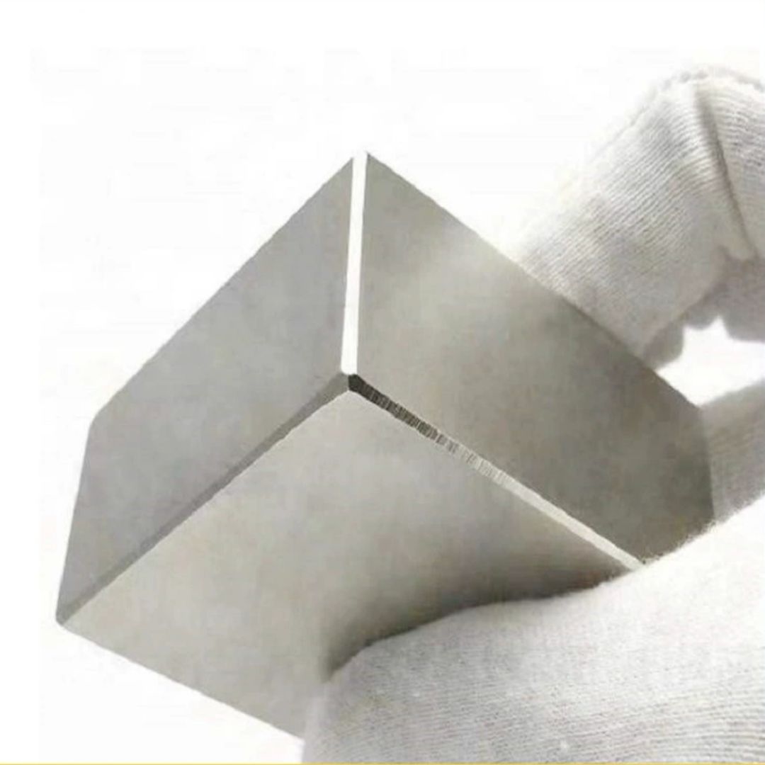 China NdFEB magnetic materials manufacturers customized super large super strong 50x50x25 n52 danone neodymium magnet blocks 3