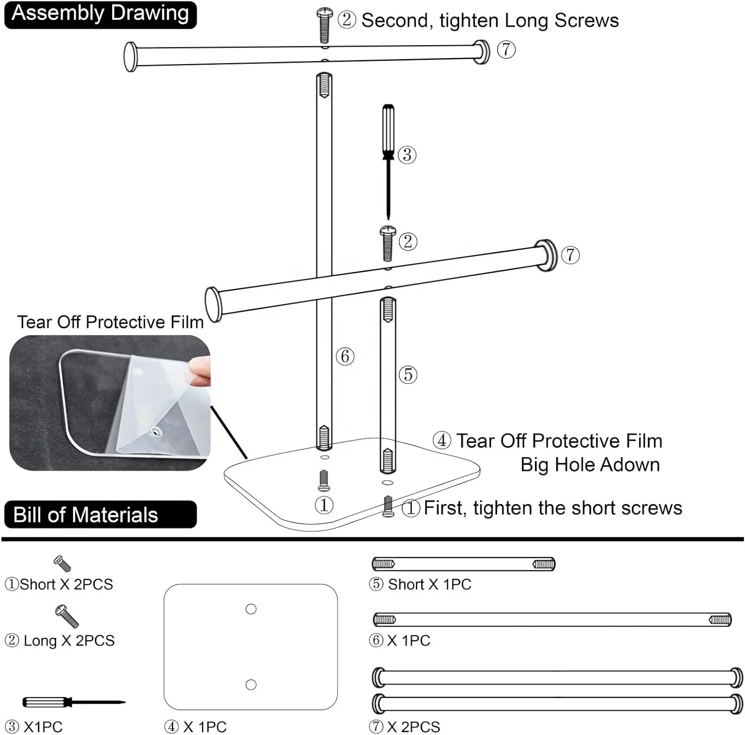 Acrylic Earring Stand HQ20240201002 - - HQ ACRYLIC 4