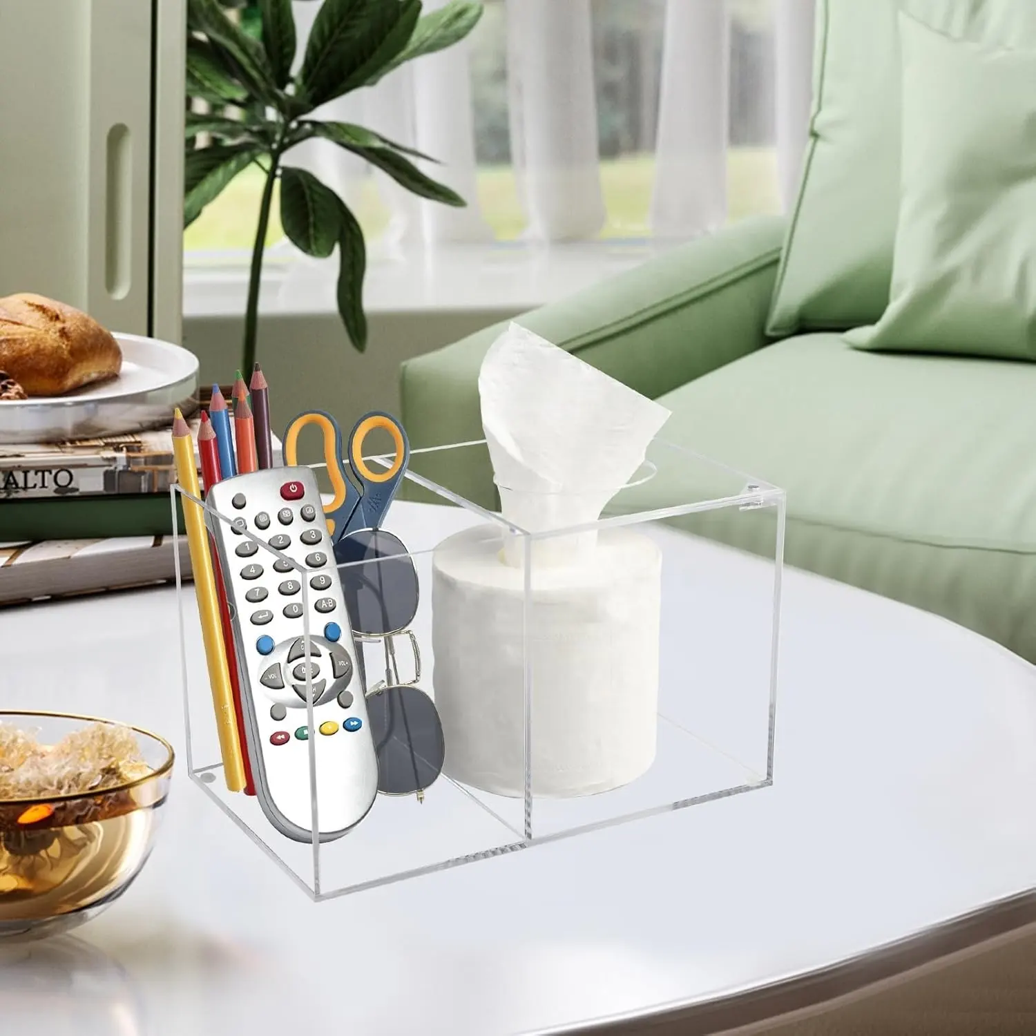 Acrylic Tissue Box Square Customized by HQ ACRYLIC 5