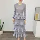 Gold Pleated Gown Women's Clothing Manufacturers by Pleats Clothing 6