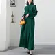 White Pleated Gown Color by Pleats Clothing 5
