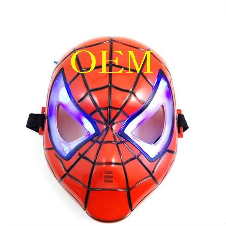 Máscaras de super-heróis de PVC personalizadas para fantasias de cosplay - Spider Iron Hero 1