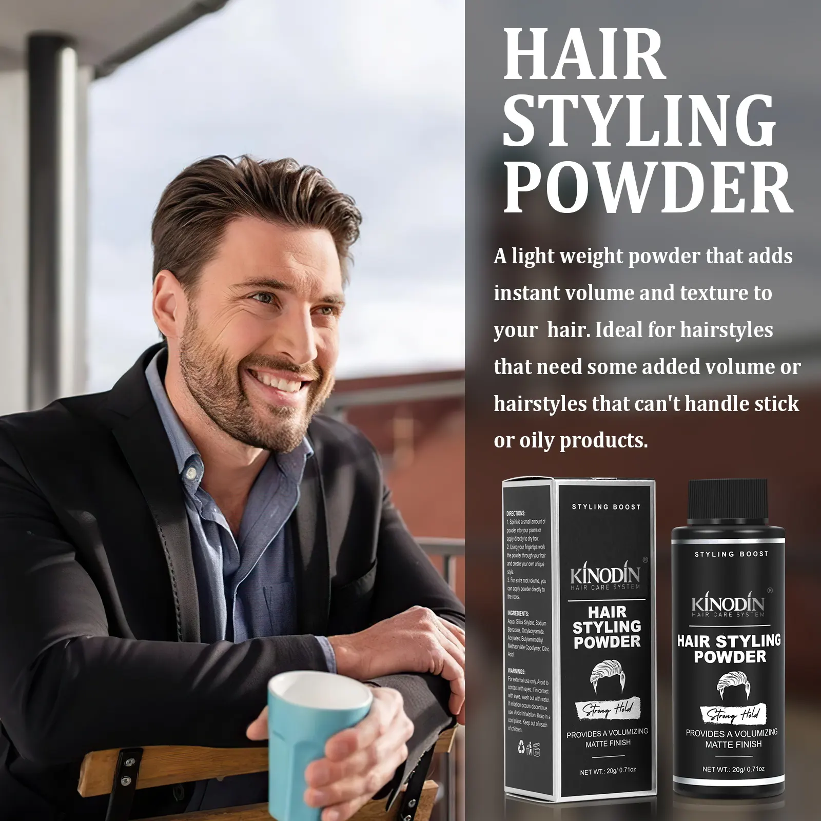 Kinodin Pomade Supplier Thickening/Volumizingmanufacturer 4
