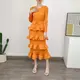 Gold Pleated Gown Women's Clothing Manufacturers by Pleats Clothing 3